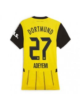 Borussia Dortmund Karim Adeyemi #27 Heimtrikot für Frauen 2024-25 Kurzarm